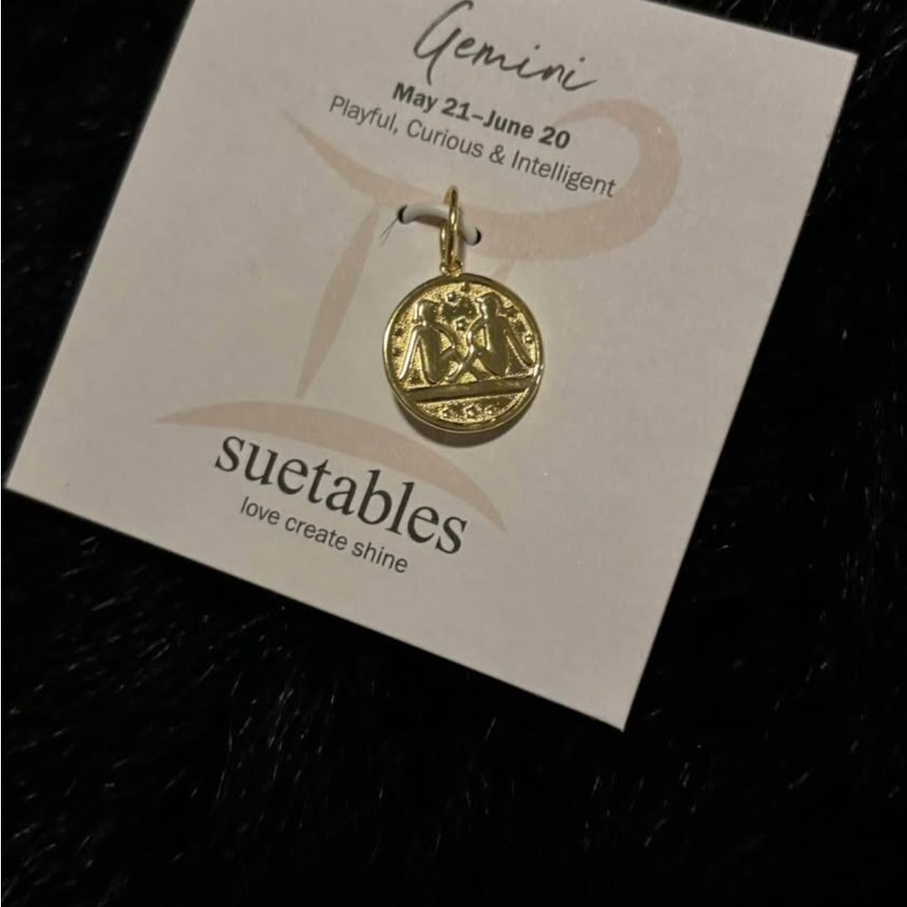 Gemini Pendant Gold Vermeil